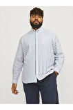 Jack Jones Oxford Plus Büyük Beden Erkek Gömlek 12286178