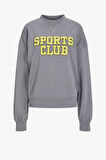 JJXX Jxriri Loose Kadın Gri Sweatshirt 12263678-Mockingbird