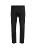 Only & Sons Normal Bel Dar Siyah Erkek Denim Pantolon ONSWEFT REGULAR BLACK 8638 MAT DNM