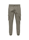 Only & Sons Lastikli Paça Kahve Erkek Kargo Pantolon ONSCAM STAGE CARGO CUFF LIFE 6687 N