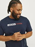 Jack Jones Corp Logo Play Plus Erkek Tişört 12243630