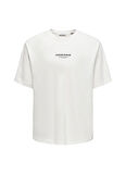 Only & Sons Düz Yaka Baskılı Beyaz Erkek T-Shirt ONSCURATED RLX PRINT SS TEE NOOS