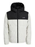 JJBEN SQUARE HOOD JACKET Moonbeam