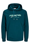 Jack & Jones Alvis Kapüşonlu Erkek Sweat 12256848