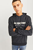 Jack & Jones Alvis Kapüşonlu Erkek Sweat 12256848