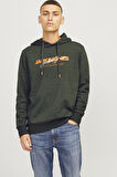 Jack & Jones Alvis Kapüşonlu Erkek Sweat 12256848