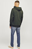 Jack & Jones Alvis Kapüşonlu Erkek Sweat 12256848