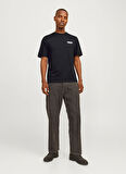Jack & Jones Bisiklet Yaka Siyah Erkek T-Shirt 12256793_JJOLIVE TEE SS CREW NECK