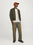 Jack & Jones Ekru Erkek T-Shirt 12256801_JJHAKKAI TEE SS CREW NECK