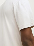 Jack & Jones Ekru Erkek T-Shirt 12256801_JJHAKKAI TEE SS CREW NECK
