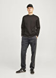 Jack & Jones Yüksek Bel Relaxed Siyah Erkek Denim Pantolon 12259206_JJIKANE JJJOGGER WI 088