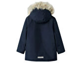 Name it kids Nkmillo Parka Jacket Long Fo Noos Çocuk Günlük Mont 13235514-DARK-SAPPHIRE Lacivert