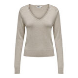 Kadın V Yaka Triko Kazak 15333990