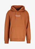 Jack & Jones Kapüşon Yaka Kahve Erkek Sweatshırt 12216335_JPRBLUARCHIE SWEAT HOOD NO