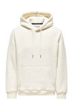 Only & Sons Erkek Onsemılıo Kapüşonlu Teddy Kumaş Sweatshirt 22030287 Ekru
