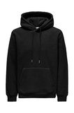 Only & Sons Erkek Onsemılıo Kapüşonlu Teddy Kumaş Sweatshirt 22030287 Siyah