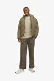 Jack & Jones Jjworld Puffer Jacket Erkek Kahverengi Mont 12259850-Mulch