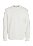 Jack & Jones Bisiklet Yaka Kırık Beyaz Erkek Sweatshırt 12262789_JPRCCLOGAN SWEAT CREW NECK