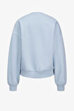 JJXX Jxmerle Kadın Mavi Sweatshirt 12260608-Skyway