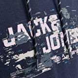 Jack & Jones 12261670 Erkek  Lacivert Sweatshirt