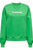 ONLSOFIA L/S WORD O-NECK SWT YEŞİL15329876