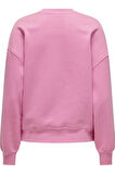 ONLSOFIA L/S WORD O-NECK SWT PEMBE15329876 