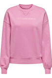 ONLSOFIA L/S WORD O-NECK SWT PEMBE15329876 