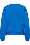 ONLDIANA L/S SPORTY O-NECK BOX UB SWT AÇIK MAVİ 15320699
