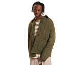 Jack Jones Jprblucalep Quilted Erkek Günlük Mont 12262454-OLIVE-NIGHT Haki