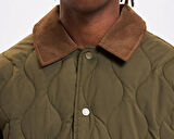 Jack Jones Jprblucalep Quilted Erkek Günlük Mont 12262454-OLIVE-NIGHT Haki