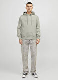 Jack & Jones Kapüşon Yaka Gri Erkek Sweatshırt 12262811_JORFREDERIKSBERG SWEAT HOO