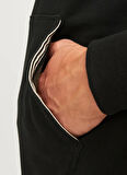 Jack & Jones Kapüşon Yaka Siyah Erkek Sweatshırt 12262811_JORFREDERIKSBERG SWEAT HOO