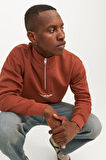 JORVESTERBRO SWEAT QUARTER ZIP HN NOOS12241777 KİREMİT 