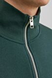 JACK&JONES JORVESTERBRO SWEAT QUARTER ZIP HN SN YEŞİL