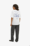 JJXX Jxselma Kadın Beyaz T-Shirt 12262605-BlancdeBlanc