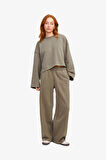 JJXX Jxelizabeth Loose Kadın Kahverengi Sweatshirt 12263614-Morel