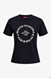 JJXX Jxjulie Reg Kadın Siyah T-Shirt 12267110-Black