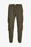 Jack & Jones Jpstbıll Jjmultı Tapered Cargo Erkek Haki Eşofman Altı 12260915-OliveNight
