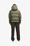 Jack & Jones Jcoalpha Puffer Erkek Yeşil Mont 12261971-DustyOlive