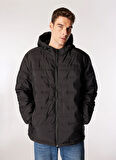 Jack & Jones Siyah Erkek Mont 12267728_JCOSONIC LIGHT JACKET PLS