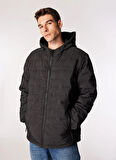 Jack & Jones Siyah Erkek Mont 12267728_JCOSONIC LIGHT JACKET PLS