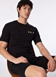Jack & Jones Bisiklet Yaka Siyah Erkek T-Shirt JCOELMER TEE SS CREW NECK EXC