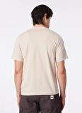 Jack & Jones Bisiklet Yaka Krem Erkek T-Shirt JCOELMER TEE SS CREW NECK EXC