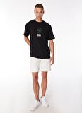 Jack & Jones Yuvarlak Yaka Siyah Erkek T-Shirt JORPAL TEE SS CREW NECK EXC