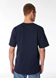 Jack & Jones Yuvarlak Yaka Lacivert Erkek T-Shirt JORPAL TEE SS CREW NECK EXC