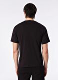 Jack & Jones Yuvarlak Yaka Siyah Erkek T-Shirt JORJAMES SS TEE EXC