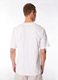 Jack & Jones Yuvarlak Yaka Beyaz Erkek T-Shirt JPRBLULOUI TEE SS CREW NECK EXC