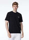 Jack & Jones Yuvarlak Yaka Siyah Erkek T-Shirt JPRBLUSHIELD TEE SS CREW NECK EXC
