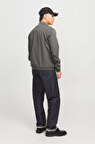 Jack & Jones Erkek Kolej Yaka Mont 63412165203 Füme