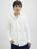 Jack Jones Breeze Keten Slım Fit Erkek Gömlek 12268964